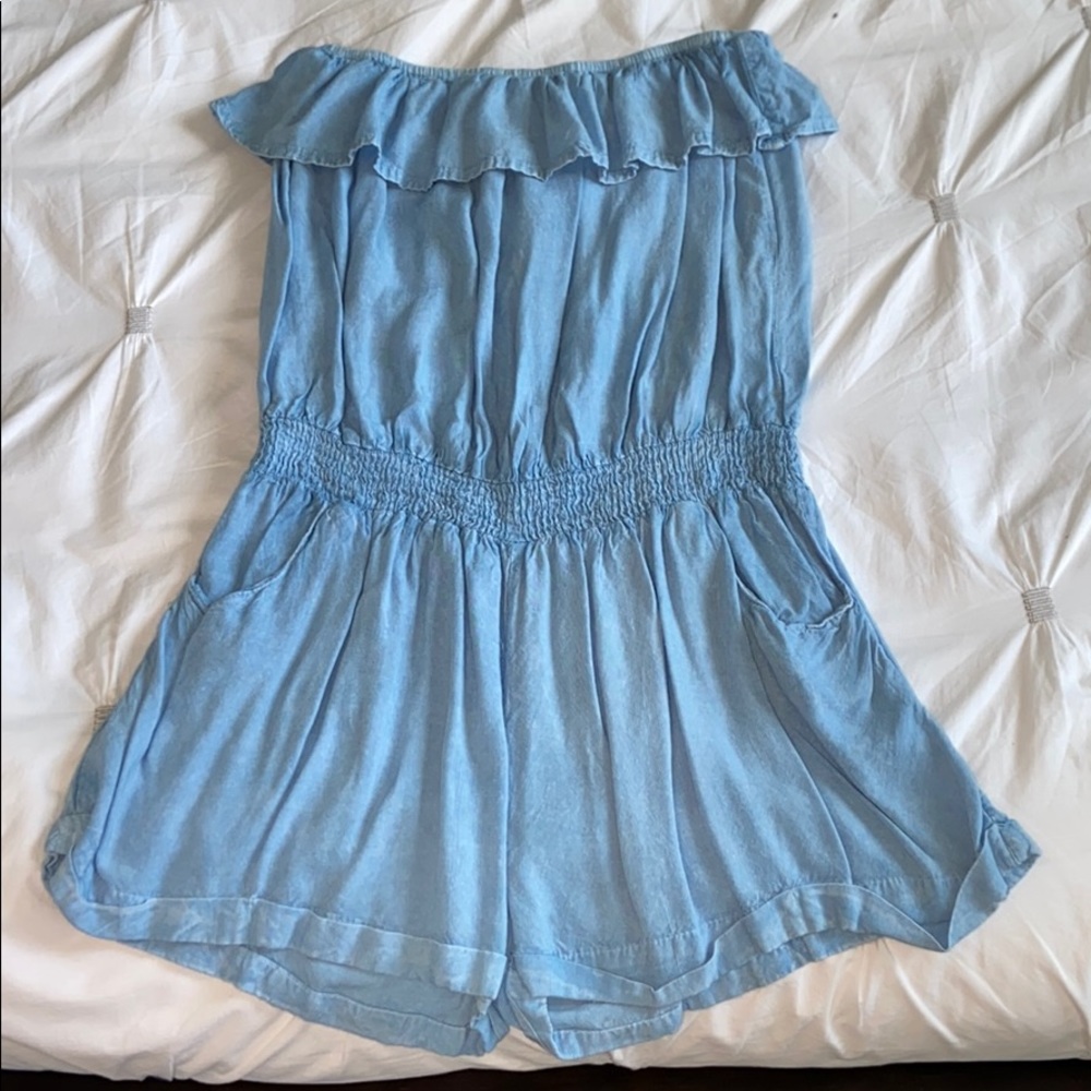 Cute light blue romper